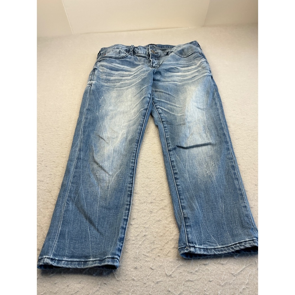 Dear John Denim‎ Jeans Medium Wash Whiskered Distressed Size 29 Casual Everyday